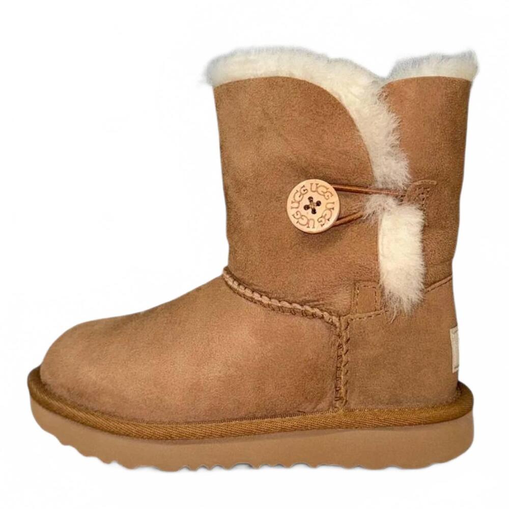 NEW UGG toddler bailey button ii boot in chestnut